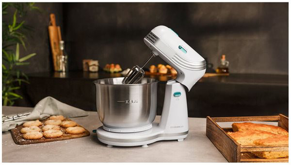 Batidora amasadora Cecomixer Easy White Cecotec 250W 6 Velocidades Bol 3L