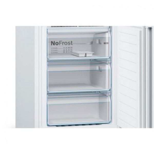 Bosch KGN39VWEB Frigorífico Combi 203x60cm Blanco NoFrost Cajones VitaFresh EN