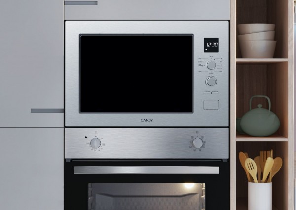 Microondas Candy CA38FL7NWXW, 25L, Integr., 1200w Grill,