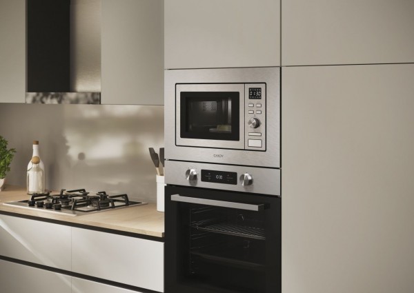 Candy CA20FMW7NG Integrado Microondas con grill 20 L 800 W Acero inoxidable