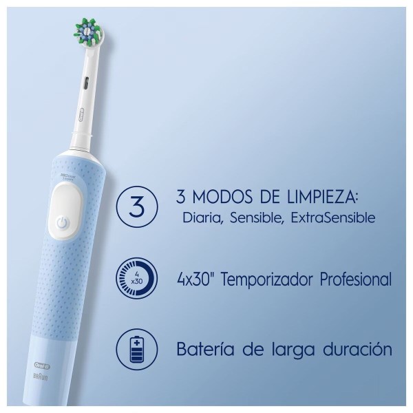 Cepillo eléctrico recargable Oral-B Vitality Pro, Azul