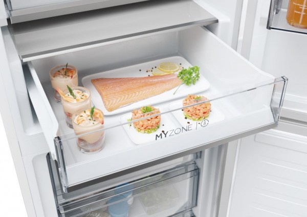 Frigorifico Combi Haier HDPW5618DNPK, Inox, 185x60 cm, No Frost, D