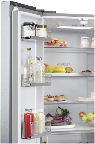 Frigorifico Combi Haier 4 Puertas HFR5719EWMG, 190x70cm, No Frost Inox