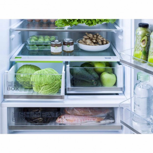 Frigorifico Combi Midea MDRB593FGE02 188x70cm E No Frost Inox