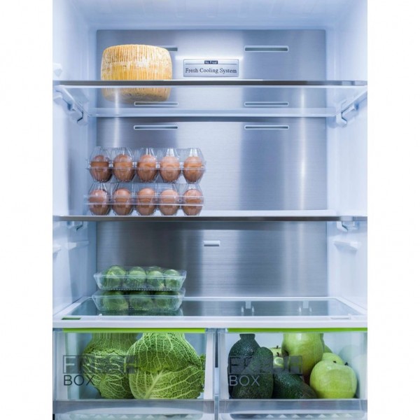 Frigorifico Combi Midea MDRB593FGE02 188x70cm E No Frost Inox