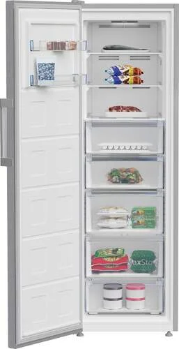 Congelador Vertical Beko B3RMFN314XB Clase E 187x60cm NoFrost Inverter Acero Inox