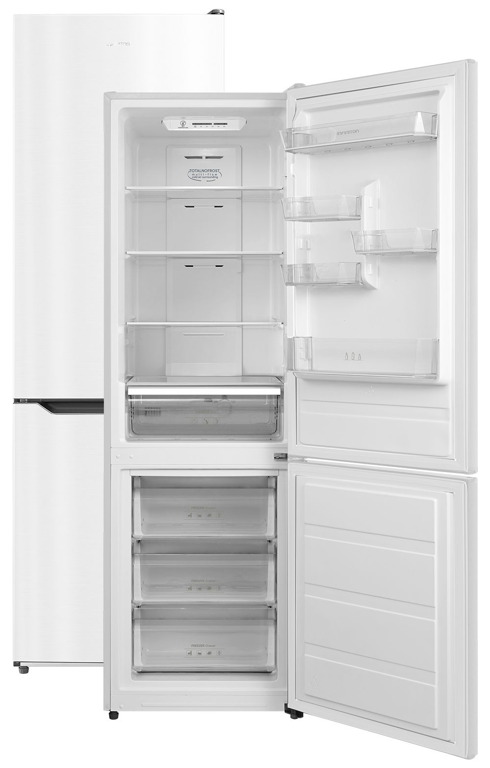 Frigorífico Combi Infiniton FGC-310C88WET 310L 188cm Total No Frost Blanco Clase E