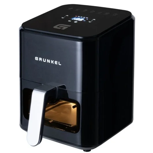 Freidora de aire Grunkel EASY FRYERBLACK Capacidad 4 L 1.200 W Ventana Visible Negro