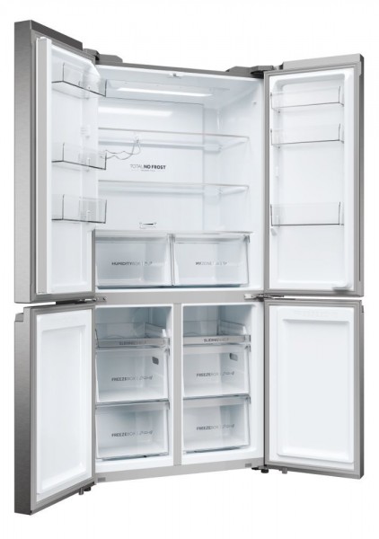 Frigo 4Puertas Haier HCR5919ENMP 190x91cm No Frost E Inox