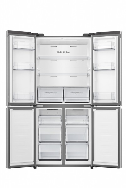 Frigorifico Americano 4 Puertas Hisense RQ5P470SEIE 179X80cm Clase E483 Litros Inox