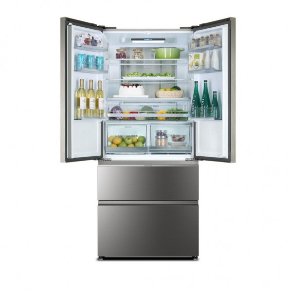 Frigorifico Americano 4 Puertas Haier HB18FGSAAA 190x83cm E Inox