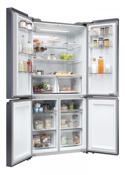 Frigorífico Americano 4 Puertas Haier HCR5919ENMB 191x91cm E