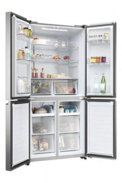 Frigorífico Americano Haier HCR3818ENMM Clase E 185x83cm  4 Puertas NoFrost Inverter