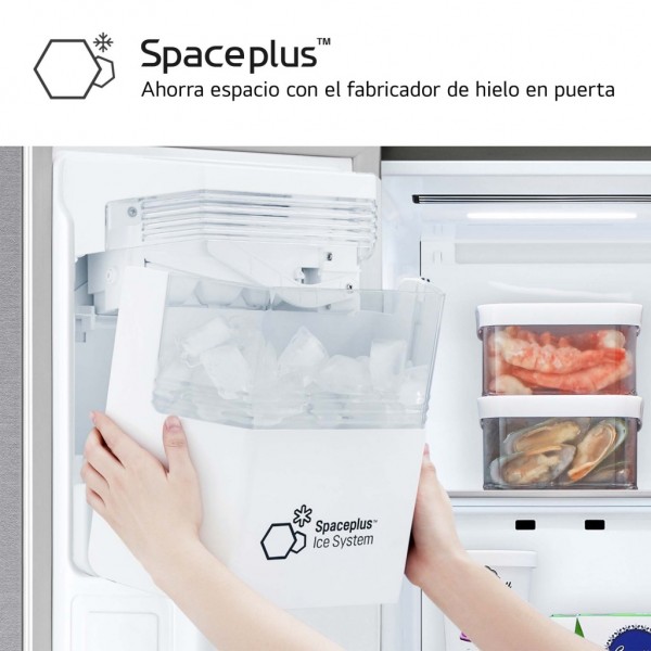 Frigorífico americano LG serie 400 GSLC40PYPE Inox 179x91 cm No Frost E