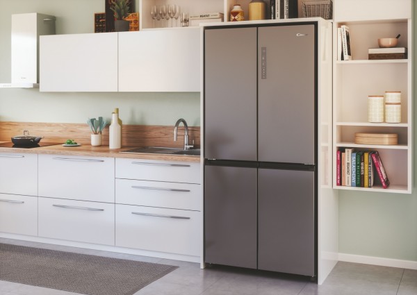 Frigorífico Americano 4 puertas Candy Total No Frost E CFQQ5T817EPS 183x83cm