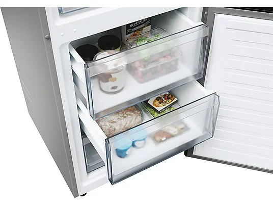Frigorífico Combi Candy CNCQ2T620EX 205x60cm No Frost Inox