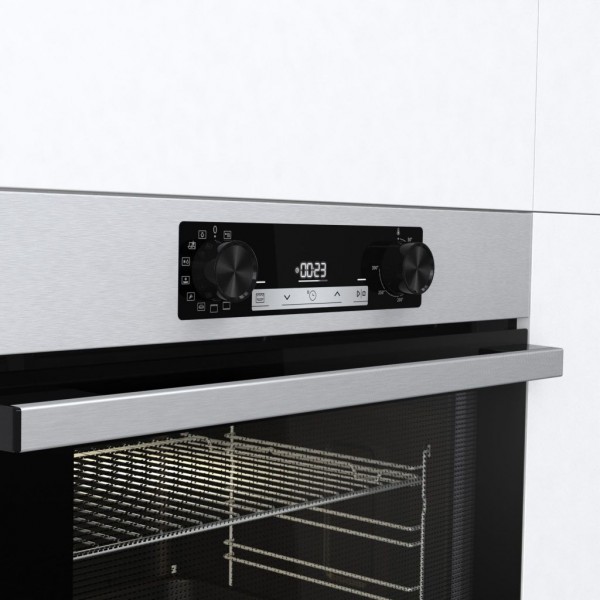 Horno Hisense BI64213EPX, Inox, 77 L, Pirolítico, A+