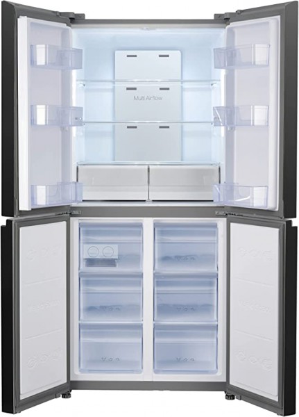 Frigorífico Americano Infiniton AMCB-496BC 4 Puertas Negro 431L Clase E No Frost