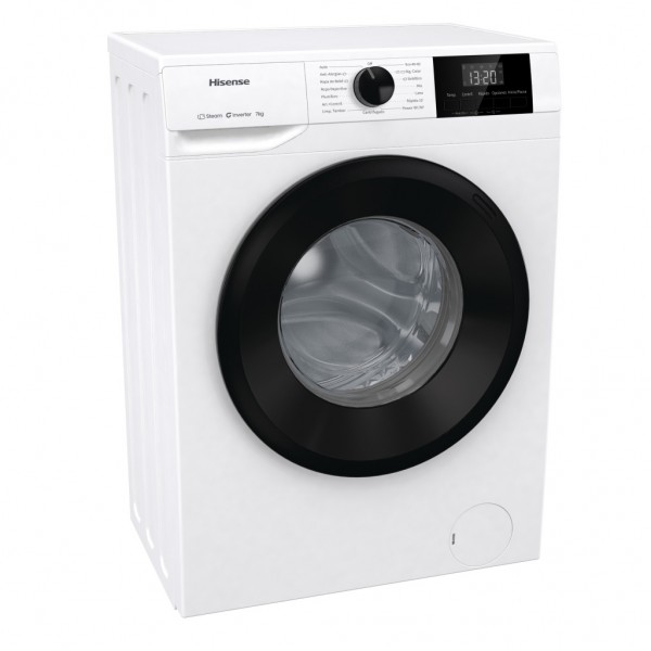 Lavadora Hisense WF1G7021BW 7kg 1200rpm Clase B Blanca | Eficiencia, cuidado y diseño comp