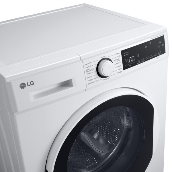 Lavadora carga frontal Lg F2WT2008S3W Blanco 8 kg 1200 rpm B