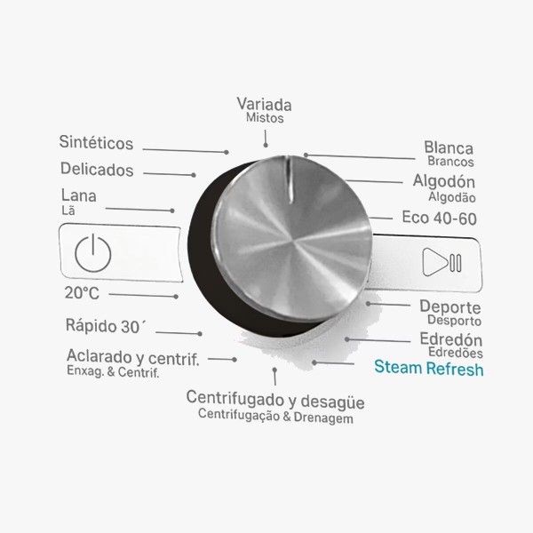 Lavadora carga frontal Whirlpool FFB11469BVSPT Blanco 11 kg 1400 rpm A
