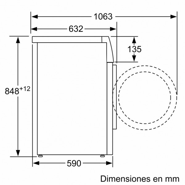 Lavadora Bosch 8 kg 1400 rpm WAN28286ES Serie 4