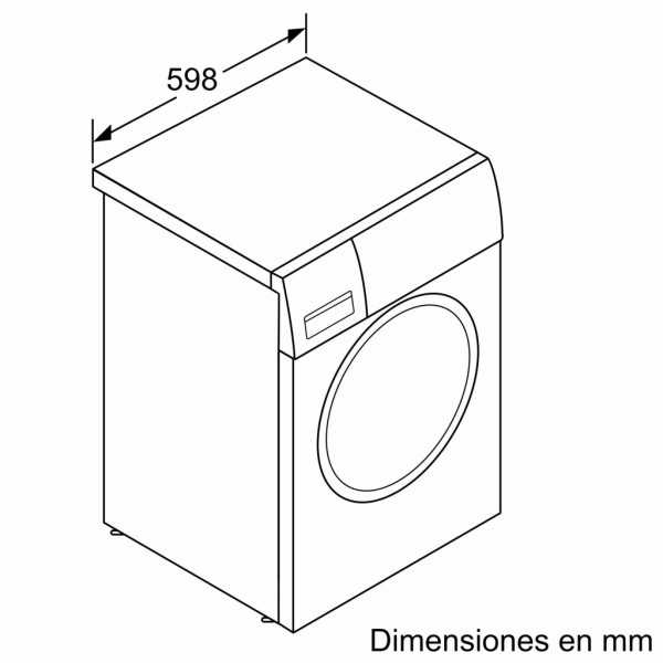 Lavadora Bosch 8 kg 1400 rpm WAN28286ES Serie 4
