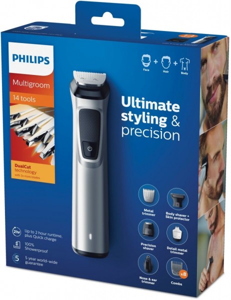 Philips MULTIGROOM Series 7000 Cara, cabello y cuerpo 14 en 1 MG7720/15