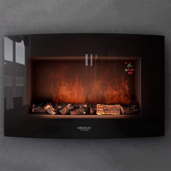 Ready Warm 3500 Curved Flames Chimenea eléctrica decorativa