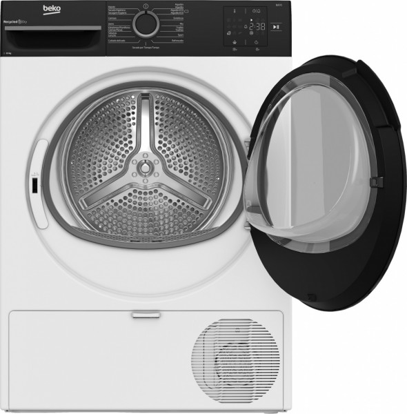 Secadora Beko BM3T30230W 10 kg Bomba de Calor A++ con OptiSense y Antiarrugas