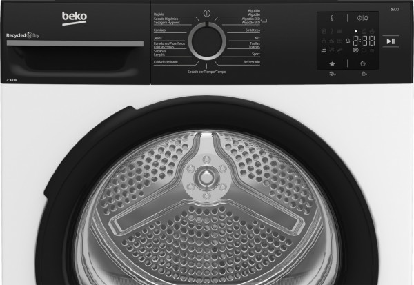Secadora Beko BM3T30230W 10 kg Bomba de Calor A++ con OptiSense y Antiarrugas