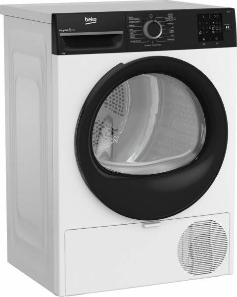 Secadora Beko BM3T37230W 7 kg Bomba de Calor Serie B300 A++ con 15 Programas