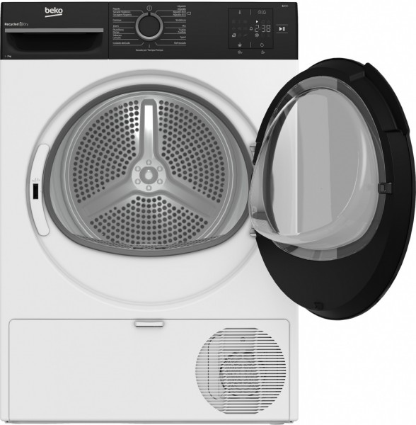 Secadora Beko BM3T37230W 7 kg Bomba de Calor Serie B300 A++ con 15 Programas