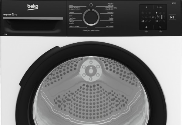 Secadora Beko BM3T37230W 7 kg Bomba de Calor Serie B300 A++ con 15 Programas