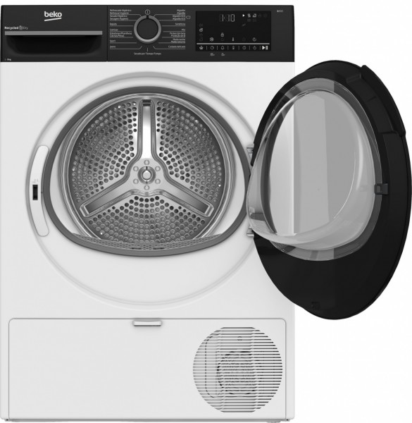 Secadora Beko BM3T49240W 9 kg Bomba de Calor A+++ con OptiSense y ProSmart