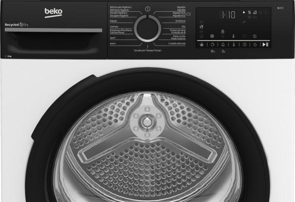 Secadora Beko BM3T49240W 9 kg Bomba de Calor A+++ con OptiSense y ProSmart