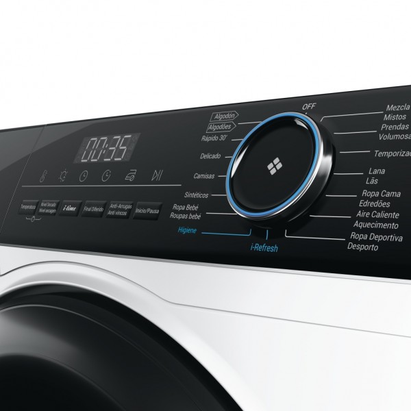 Secadora Haier HD90A3939IB  A+++ 9kg Bomba Calor 15 Programas Inverter I-Refresh Blanca