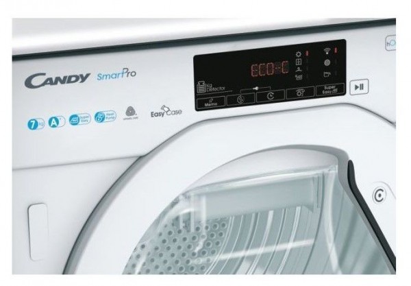 Secadora integrable Candy BCTDH7A1TES Blanco 7 kg Bomba de calor A+
