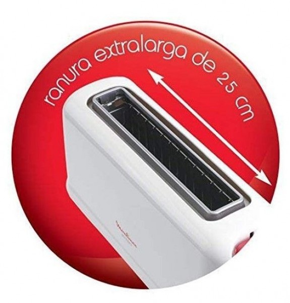 Tostadora Moulinex  LS160111 Blanco 1000 W 1 ranura
