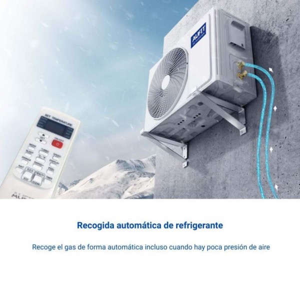 Aire Acondicionado Aufit F12K - Clase A++/A+, 3012 frig/h, 3270 kcal/h, Golden Fin, Wi-Fi