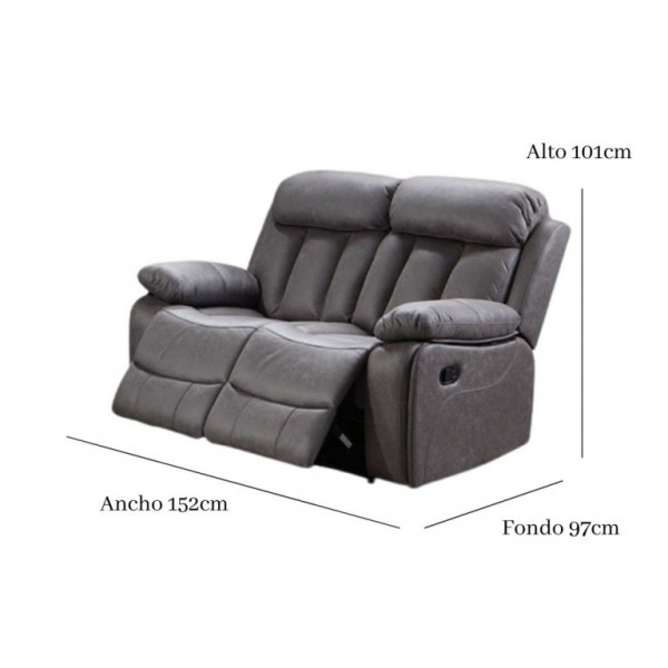 Sillon Relax 2 plazas modelo Madrid