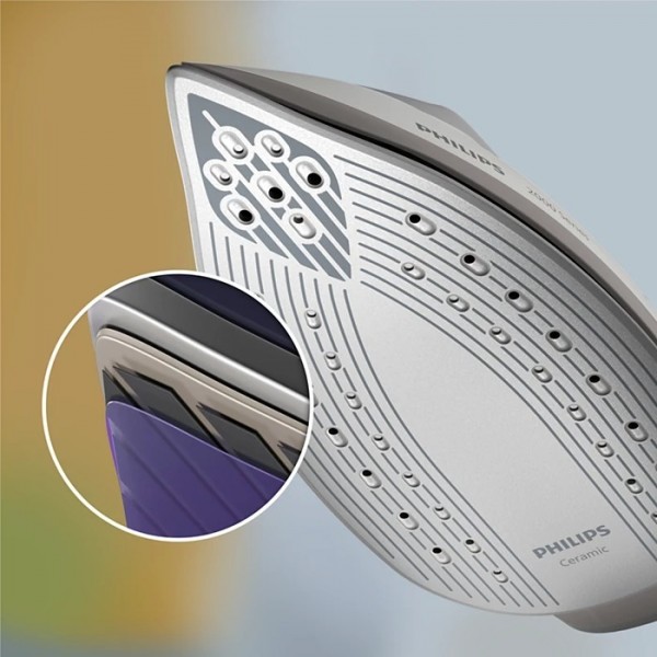 Centro Planchado Philips PSG2000/80 - 2400 W, 110 g/min, Golpe Vapor 300 g, Blanco, Gris