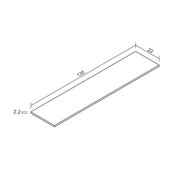 Composicion Apilable 235cm Modelo Italia Ambiente 4 color Blanco y Salerno
