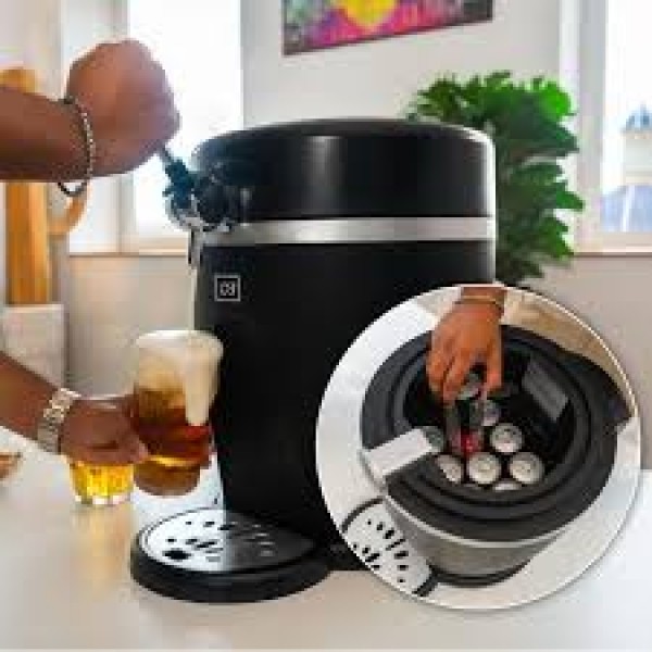 BeerFlow Steel 5000 | Dispensador de Cerveza 5L en Acero Inoxidable