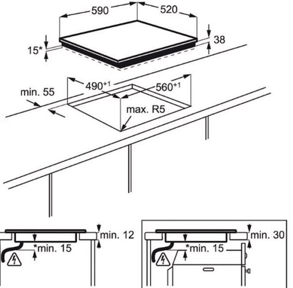 Microondas integrable Edesa EMW2020IGX Inox 20 Litros