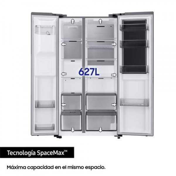 Frigorífico Samsung RH68B8841S9EF  Clase E TwinCooling Inverter Dispensador