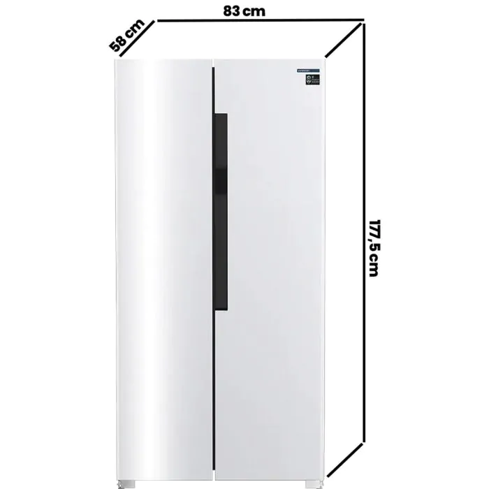 Frigorífico Americano INFINITON SBS-456A78WEG Blanco 410L Clase E No Frost