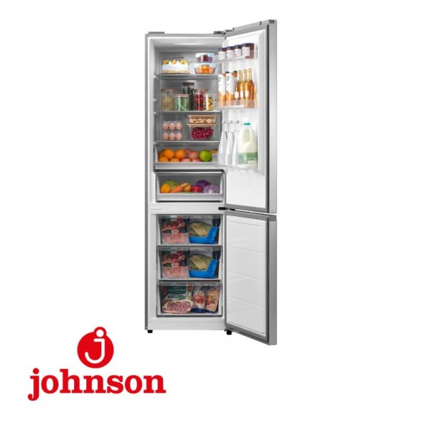 JRC185EN2X Frigorífico combi JOHNSON185x60 cm E Inox 