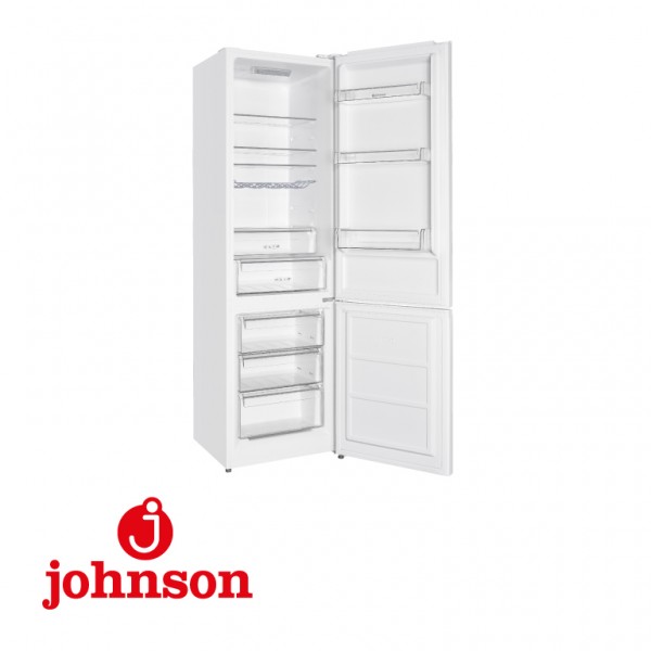 Frigorífico Combi Johnson JRC200ENW1 201 cm Blanco No Frost Clase E