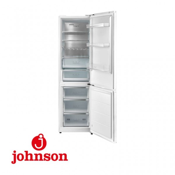 Frigorífico Combi Johnson JRC201EN2GW 201 cm Cristal Blanco No Frost Clase E Inverter
